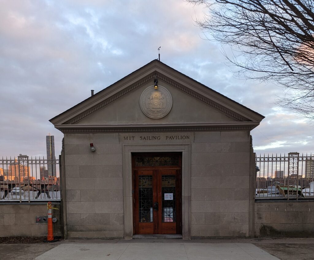 MIT Sailing Pavilion entrance